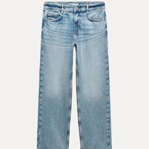 High Waist Straight Relaxed Jeans